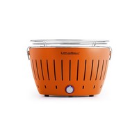 photo LotusGrill - Barbecue Portatile a Carbone Standard con cavo USB - Arancione + 2 Kg Carbone naturale 2